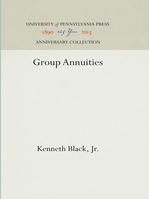 cover image of Group Annuities
